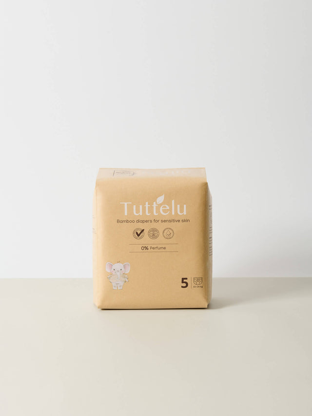 Pieluchy bambusowe rozm. 5 (10-14kg) / 20 szt.